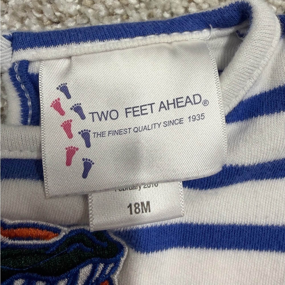 TWO FEET AHEAD Florida Gators Embroidered Toddler Girl Dress - Picture 4 of 5